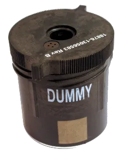 Assembled plastic molded battery dummy