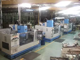 Mazak machining centers in our mold making shop