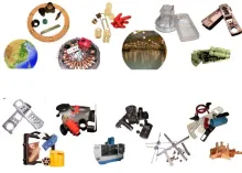 Diverse molded parts